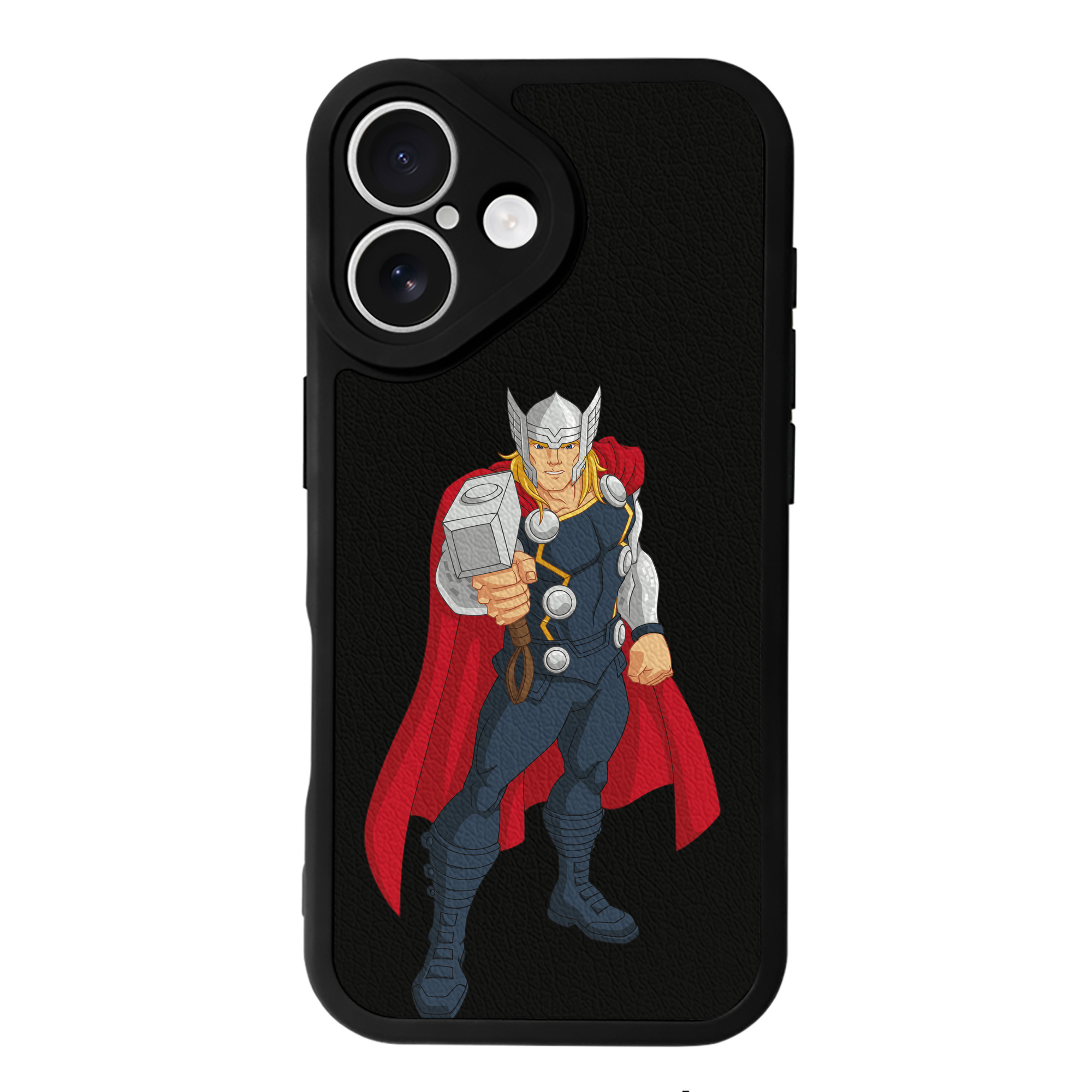 （画像用） アベンジャーズ The Avengers 【iPhone 16シリーズ対応】シリコンスマホケース（レザー調） 材質：シリコン